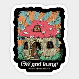 Off grid living Sticker